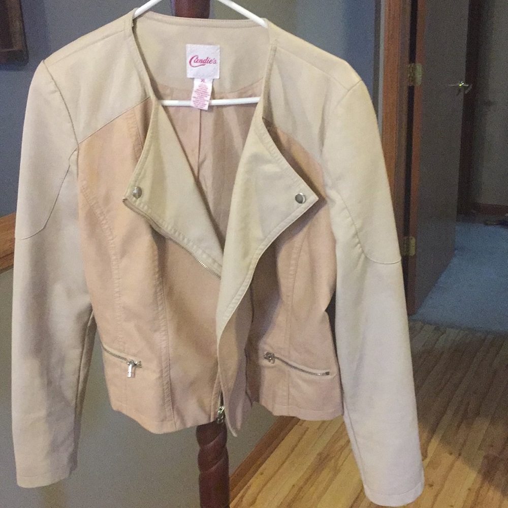 Candies Imitation leather jacket